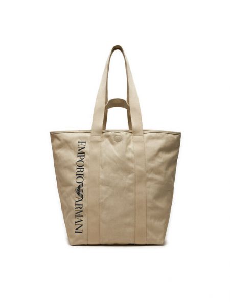Nakupovalna torba Emporio Armani bela