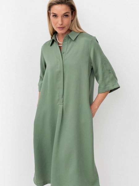 Платье-рубашка Bulmer зеленое