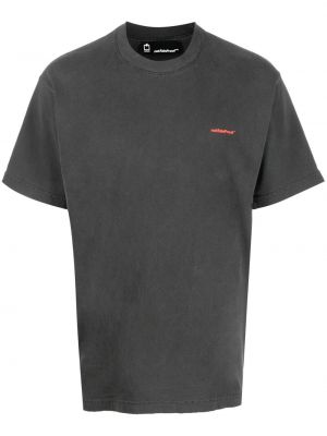 T-shirt con scollo tondo Styland grigio