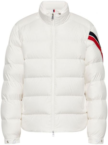 Quiltet jakke Moncler hvid