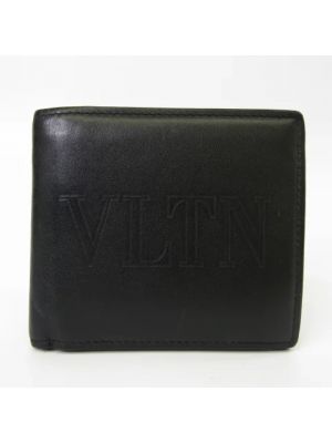 Portfel skórzany Valentino Vintage czarny