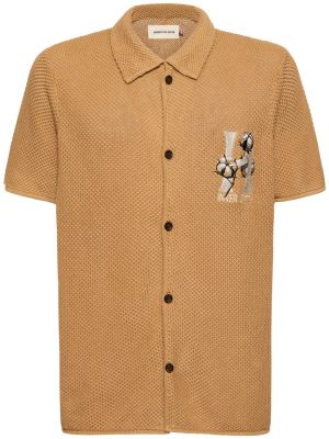 Poloshirt aus baumwoll Honor The Gift beige