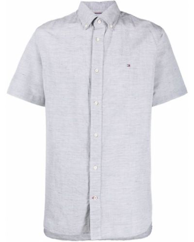 Camicia a righe Tommy Hilfiger bianco