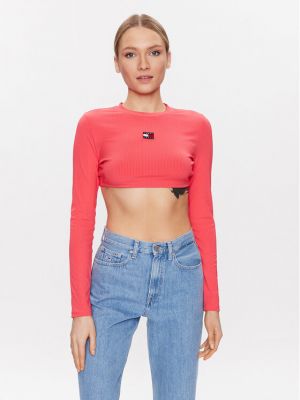 Chemisier Tommy Jeans rose