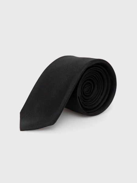 Jedwabny krawat Seidensticker czarny