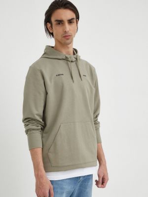 G-Star Raw pamut melegítőfelső zöld, férfi, sima G-star Raw