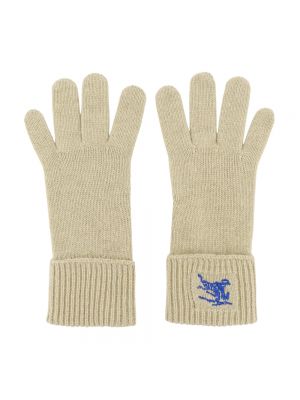 Beżowe rękawiczki Burberry