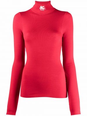 Jersey de tela jersey Etro rojo