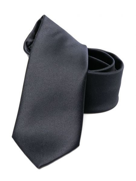 Saténová kravata Tagliatore modrá