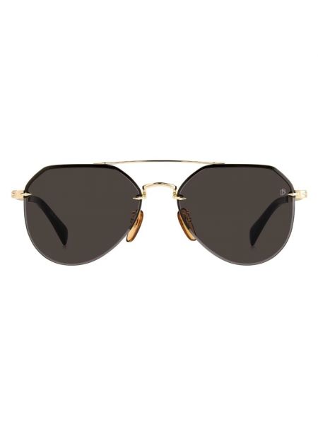Okulary przeciwsłoneczne Eyewear By David Beckham złote