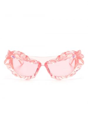 Okulary przeciwsłoneczne oversize Ottolinger różowe