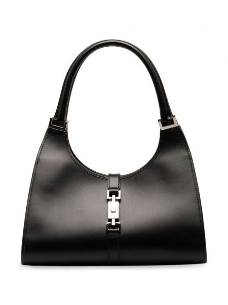 Δερμάτινη τσάντα ώμου Gucci Pre-owned μαύρο