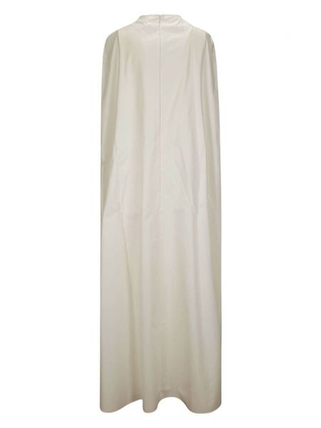 Bavlněné večerní šaty bez rukávů Sportmax bílé
