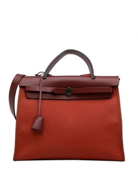 Τσάντα με φερμουάρ Hermès Pre-owned κόκκινο