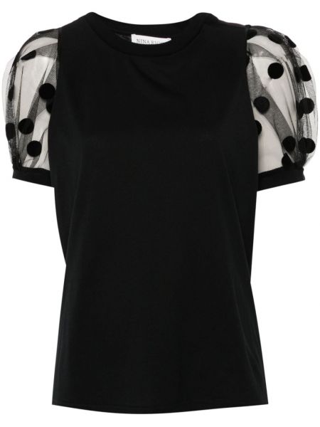 T-shirt Nina Ricci sort