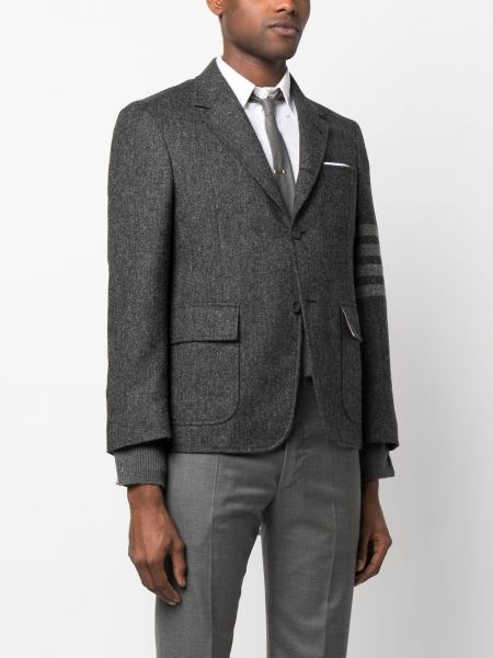 Giacca di lana Thom Browne grigio