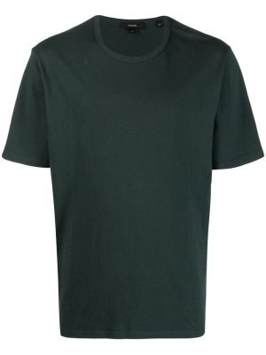 Βαμβακερή μπλούζα Vince πράσινο