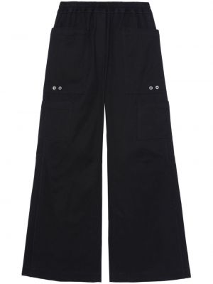 Voľné bavlnené nohavice 3.1 Phillip Lim čierna
