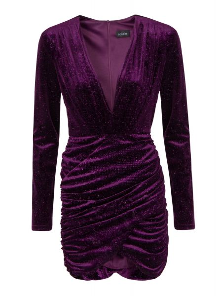 Коктейльное платье Actualee фиолетовое