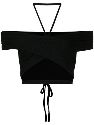 Černý krátký top Jonathan Simkhai Standard