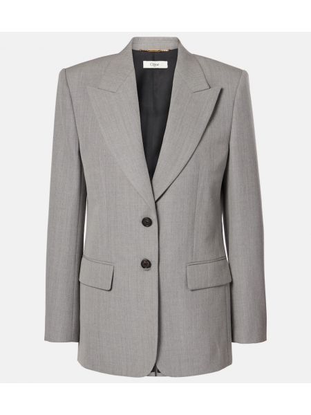 Yün blazer Chloé gri