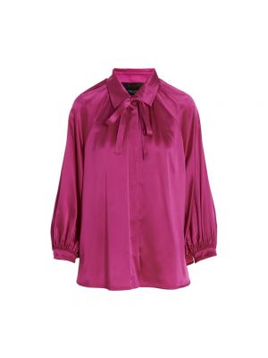 Jedwabna koszula Max Mara różowa