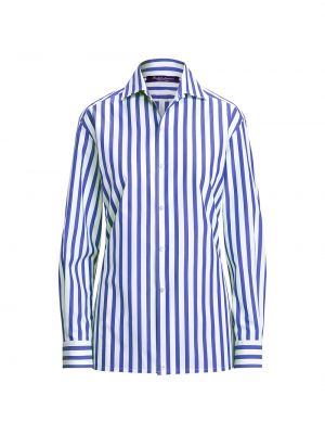 Рубашка на пуговицах в полоску Ralph Lauren Collection белая