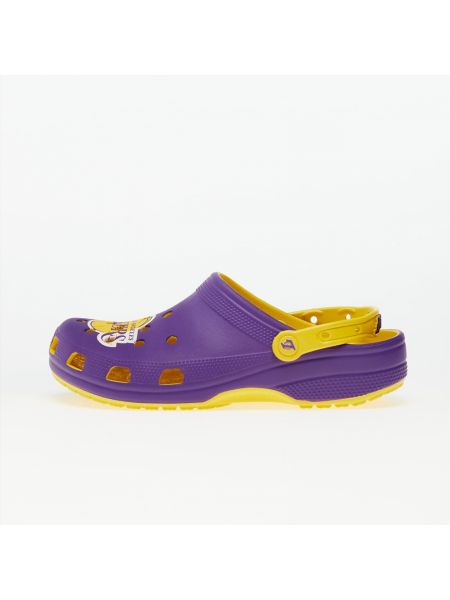 Классические тапочки Crocs фиолетовые