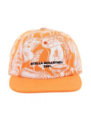 Czapka Stella Mccartney pomarańczowa