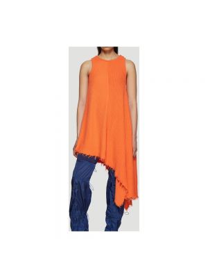 Vestido asimétrico Unravel Project naranja