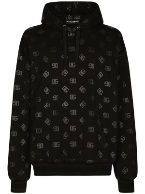 Hoodie mit print Dolce & Gabbana schwarz