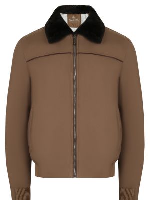 Демисезонная куртка Castello D'oro коричневая