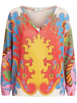 Džemper s printom s paisley uzorkom Etro
