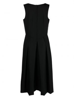 Šaty se cvočky se srdcovým vzorem Black Comme Des Garçons černé