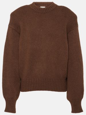 Džemper od kašmira Magda Butrym smeđa