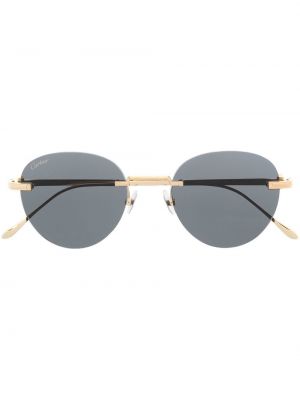 Солнцезащитные очки Cartier Eyewear, золотые