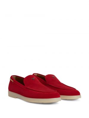 Seemisnahksed loafer-kingad Giuseppe Zanotti punane