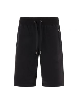 Shorts en coton Dolce & Gabbana noir