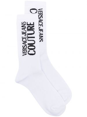 Плетени чорапи с принт Versace Jeans Couture