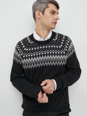 Черный хлопковый свитер Gap