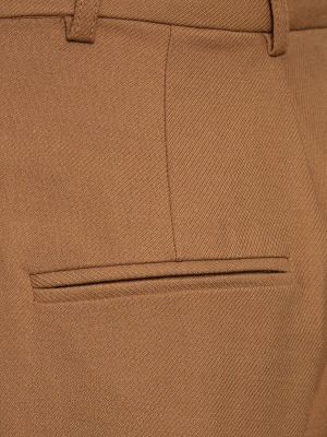 Spodnie z wiskozy Anine Bing brązowe