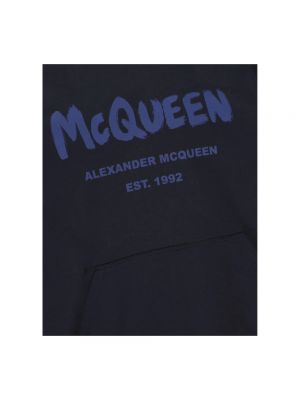 Sudadera con capucha Alexander Mcqueen azul