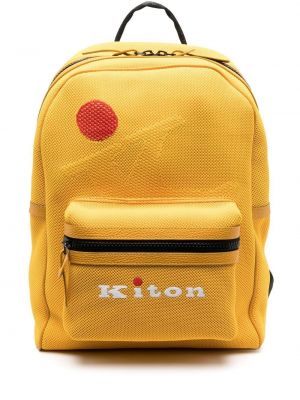 Rucksack mit reißverschluss mit print Kiton gelb