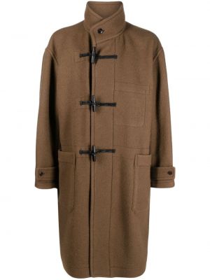 Gyapjú kabát Lemaire barna