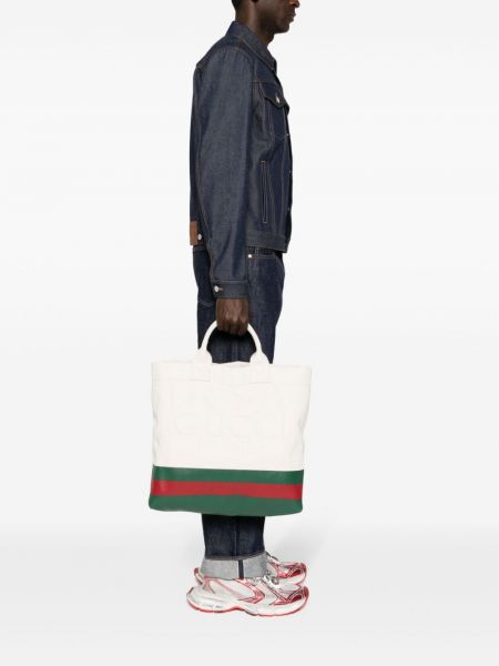 Shopper handtasche Gucci weiß