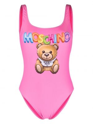 Baddräkt Moschino rosa