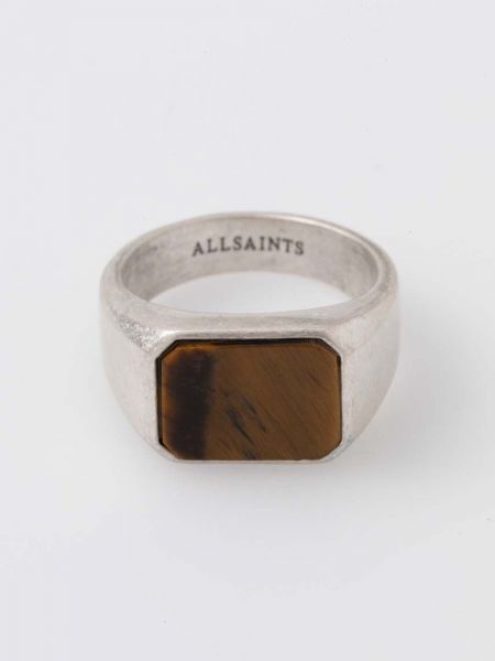 Кольцо Allsaints серебряное