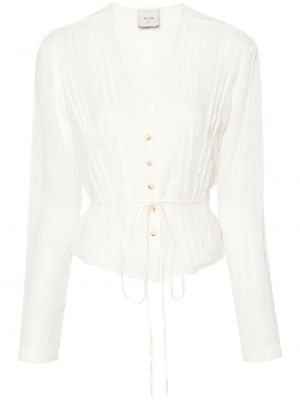 Копринена блуза Alysi бяло