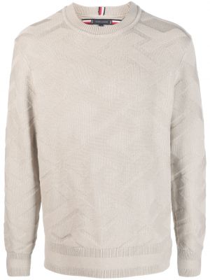 Памучен пуловер Tommy Hilfiger сиво