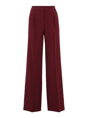 Plisované nohavice Selected Femme Tall červená